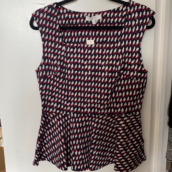 eri + ali knit peplum top from Anthropologie - Picture 1 of 3